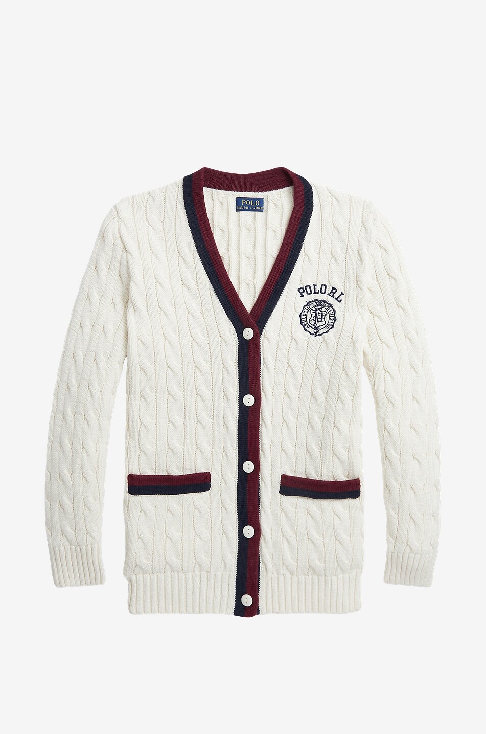Teenager-Cardigan mit V-Ausschnitt Cricket