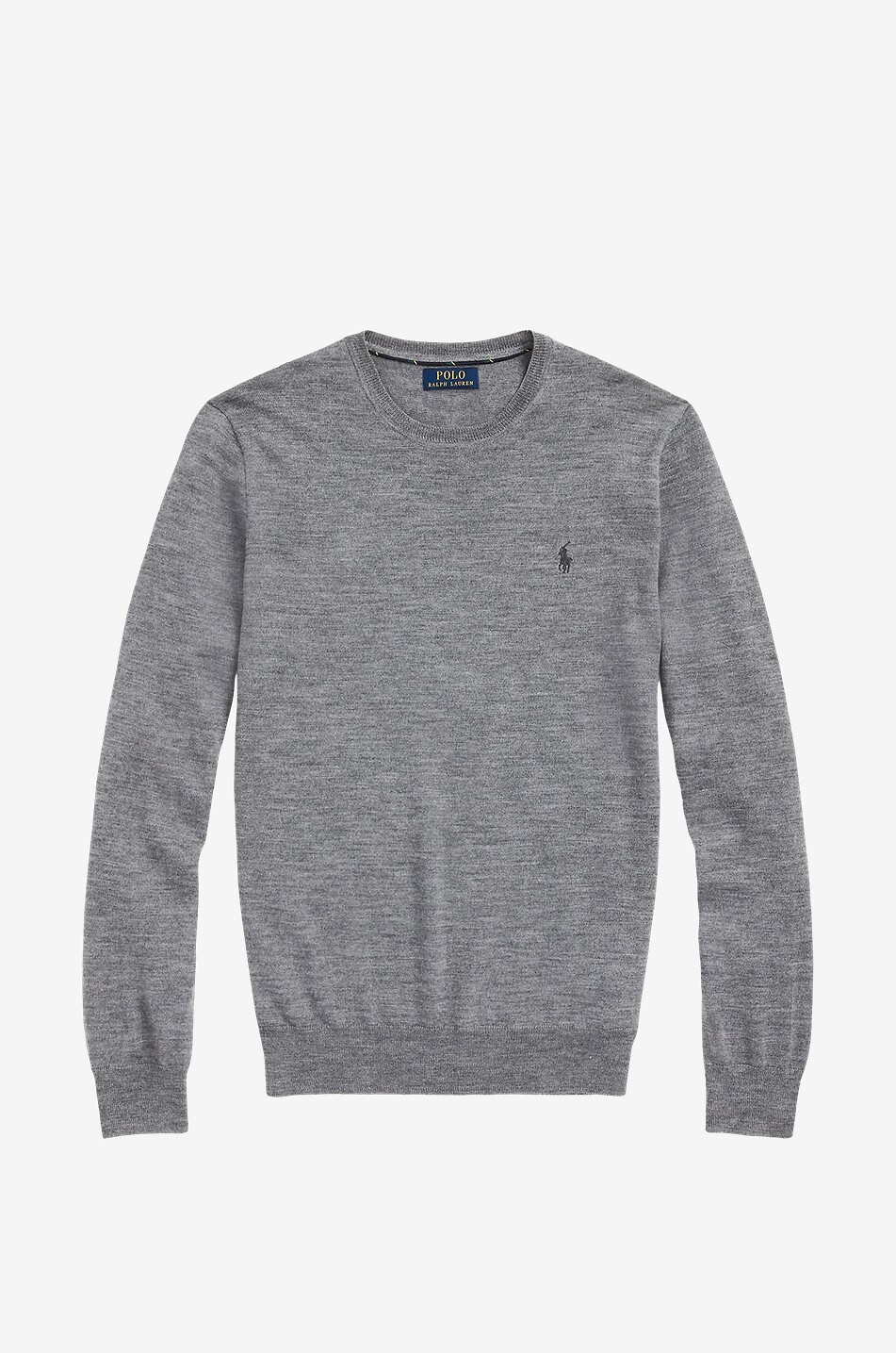 Feiner Rundhalspullover aus Wolle Pony