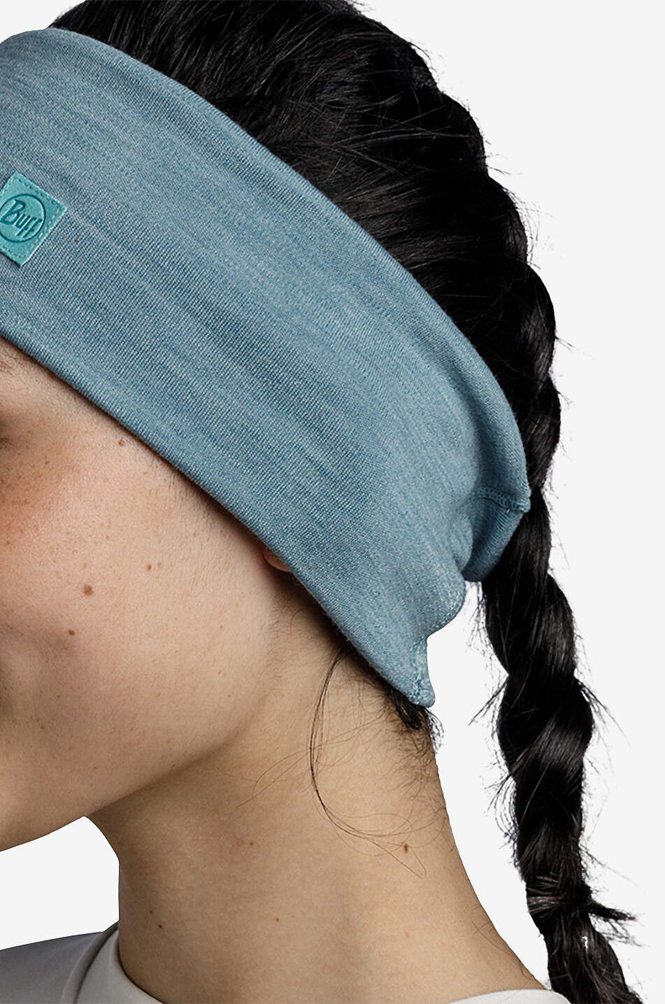 BUFF Ski-Stirnband Merino Wide Damen HELLBLAU 2