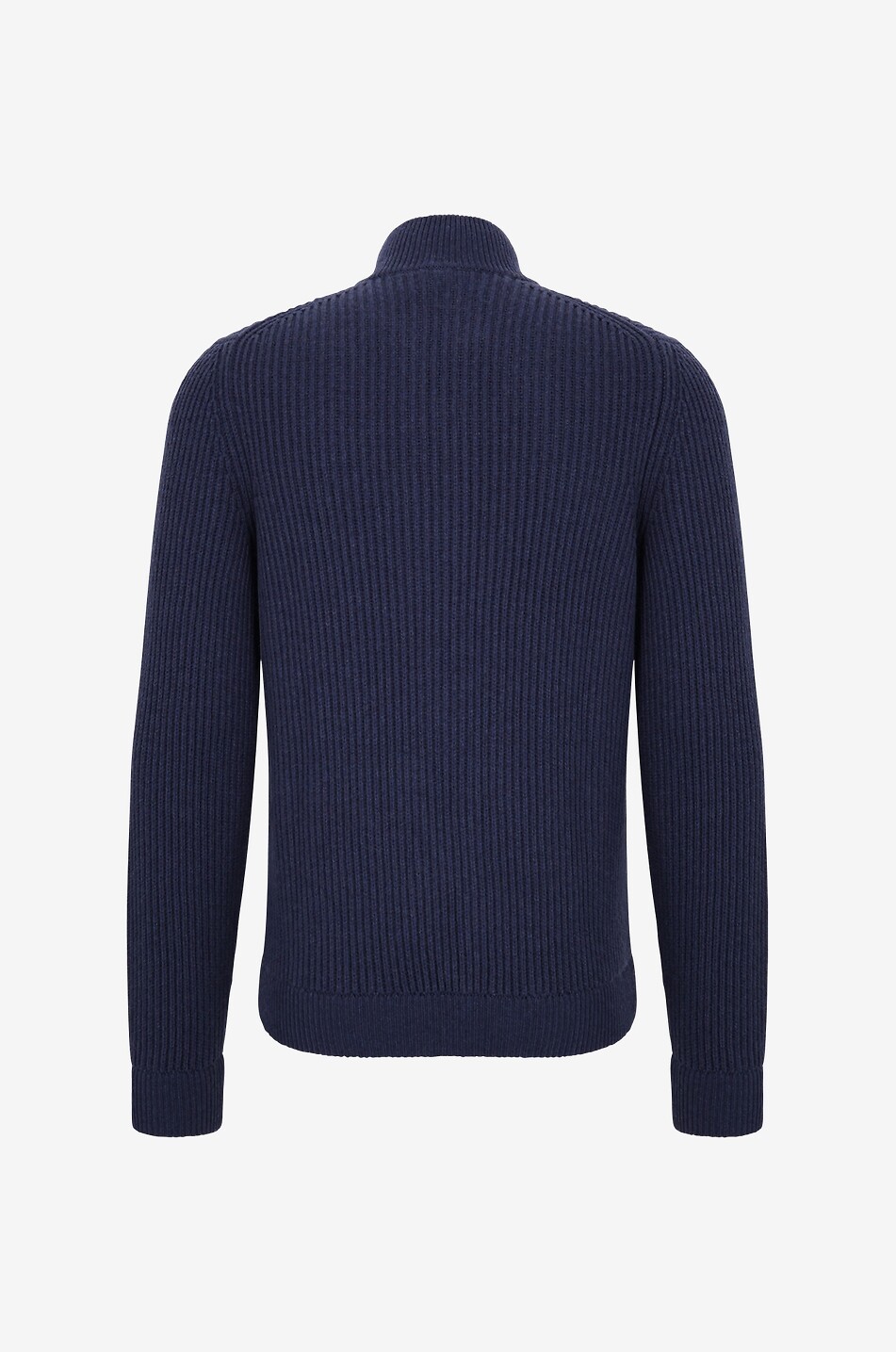 Cardigan côtelé épais en cachemire Sand Open