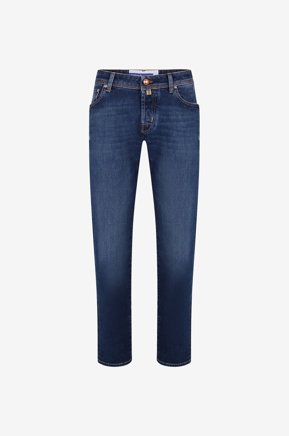 JACOB COHEN Slim-Fit-Jeans im Used-Look Nick Herren MITTELBLAU 1