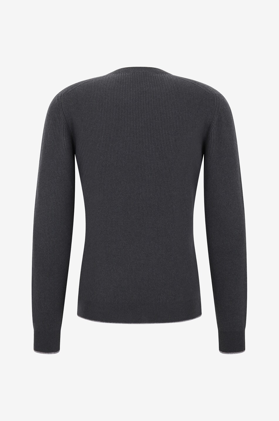 Rundhals-Rippstrickpullover aus Kaschmir Argentina One