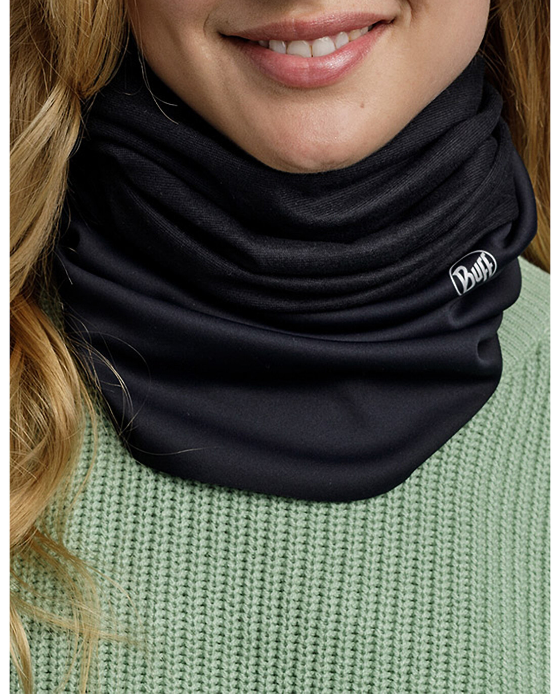 BUFF Röhrenschal Windproof Herren SCHWARZ 3