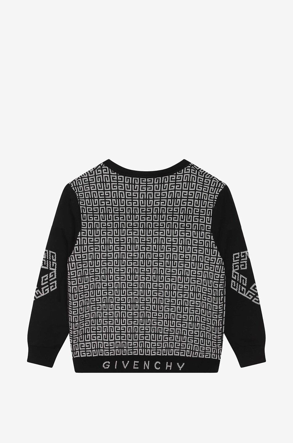 4G monogram patterned boy s jumper