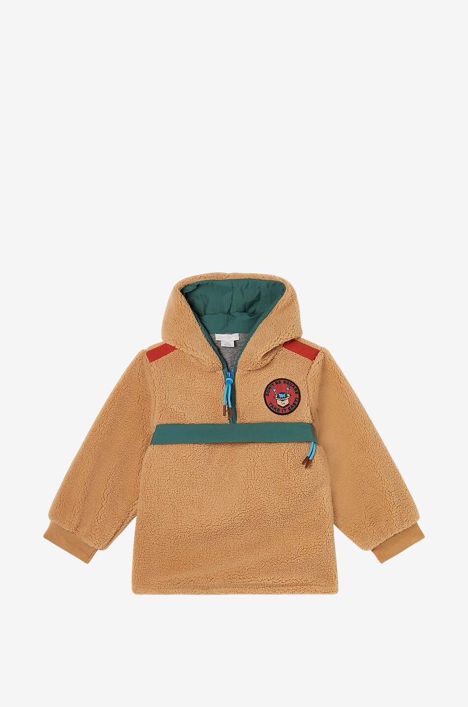 Sweat-shirt garçon chaud en polaire teddy Don't Be Square