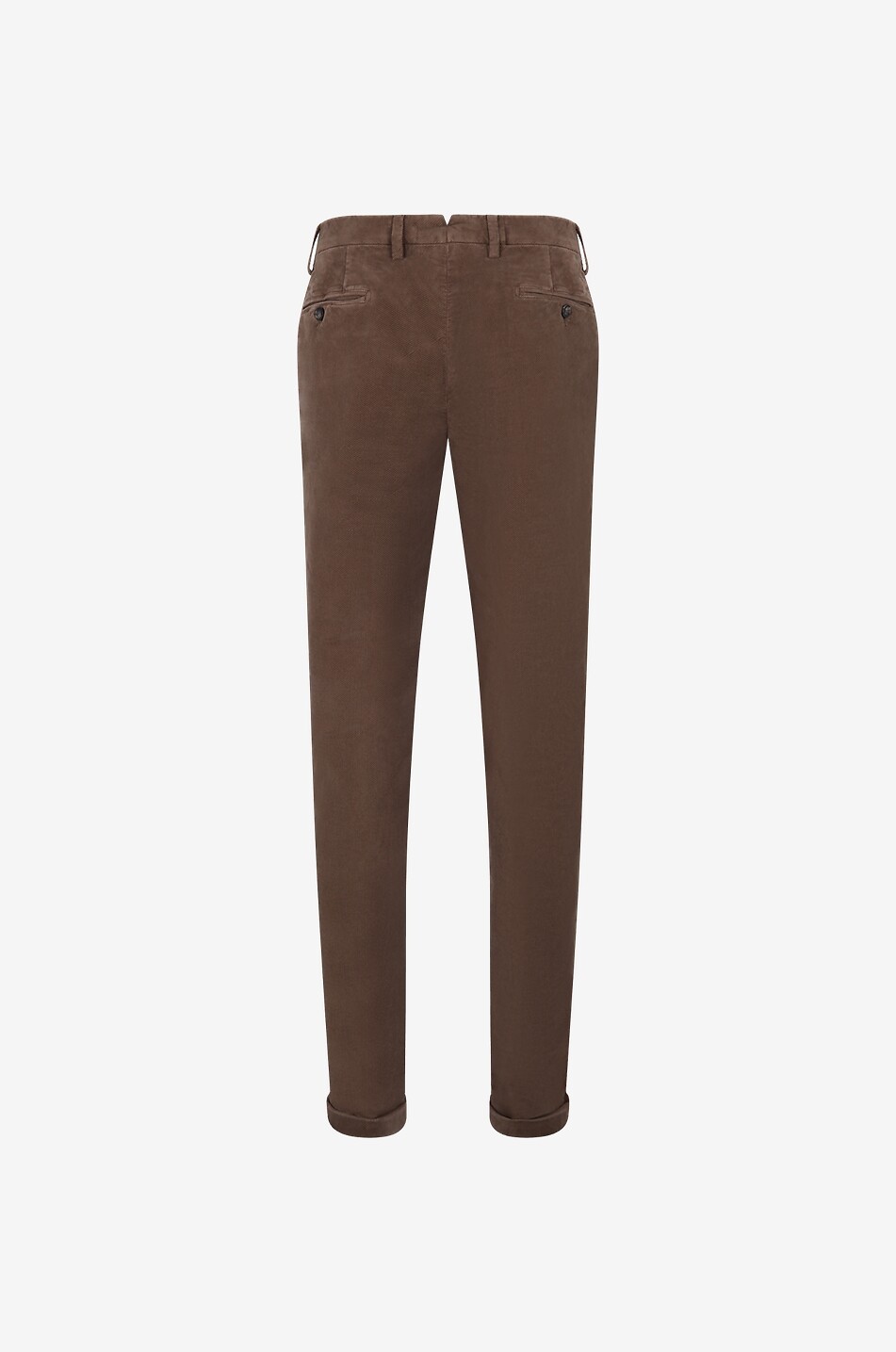 B SETTECENTO Cotton slim fit chino trousers trousers Men KHAKI 2