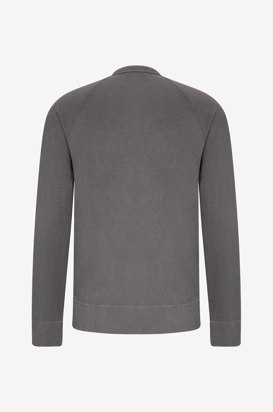 Rundhals-Sweatshirt aus geflammtem Jersey