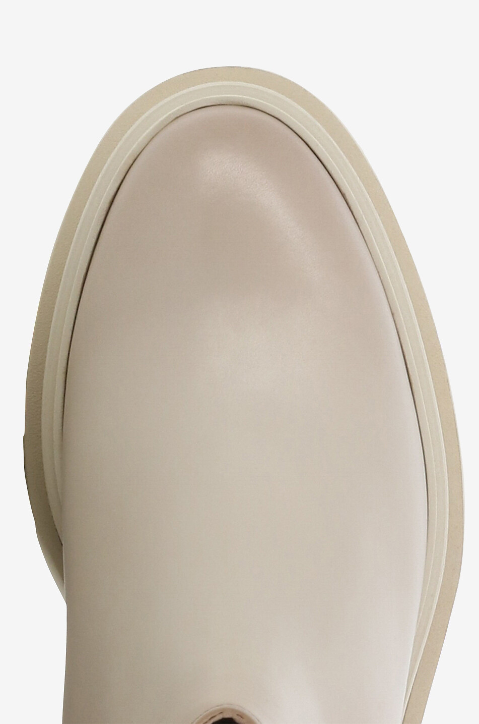 Bottines chelsea en cuir lisse