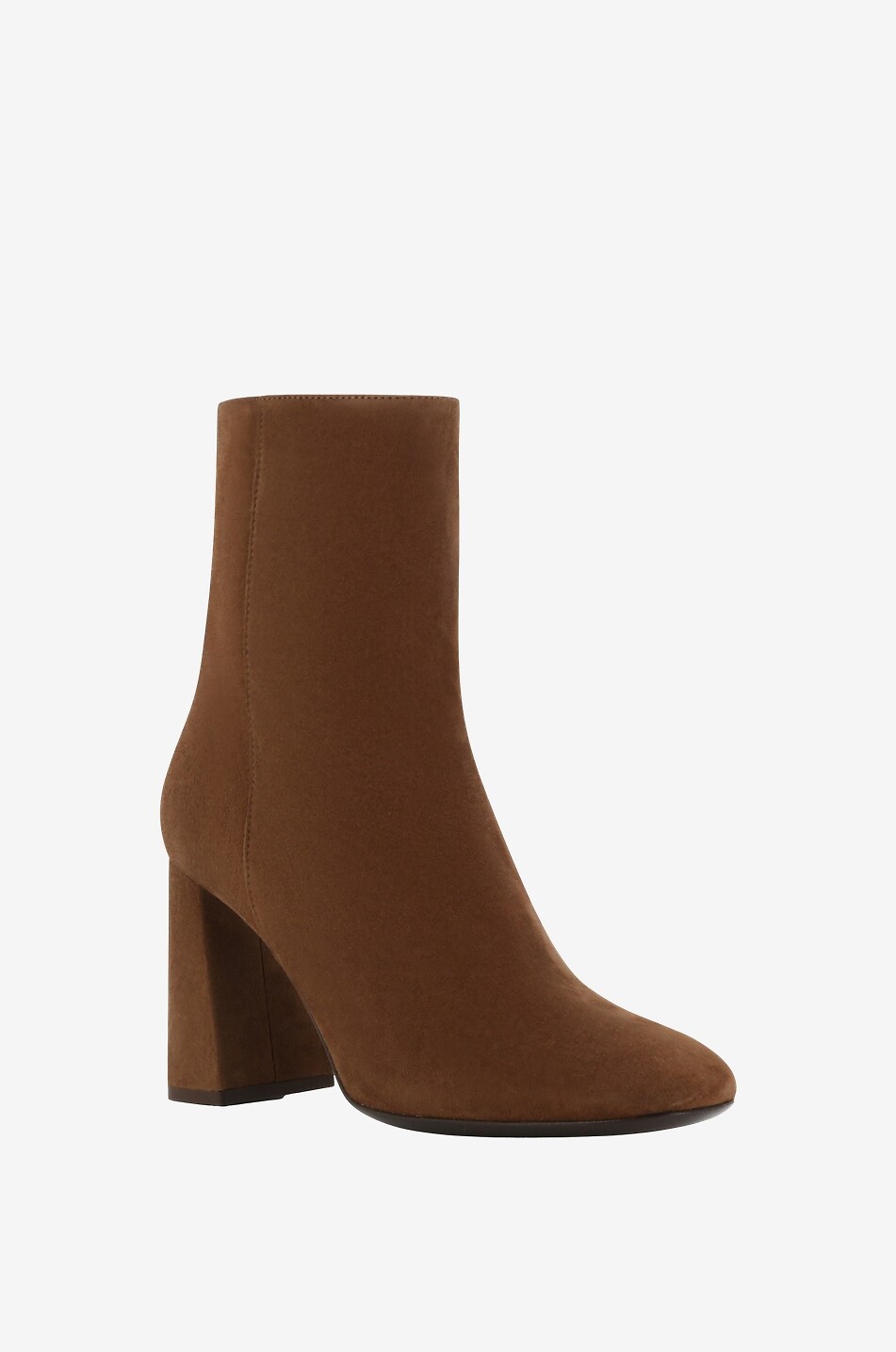 BONGENIE Bottines en daim à talon carré Shine 90 Femme MARRON 1