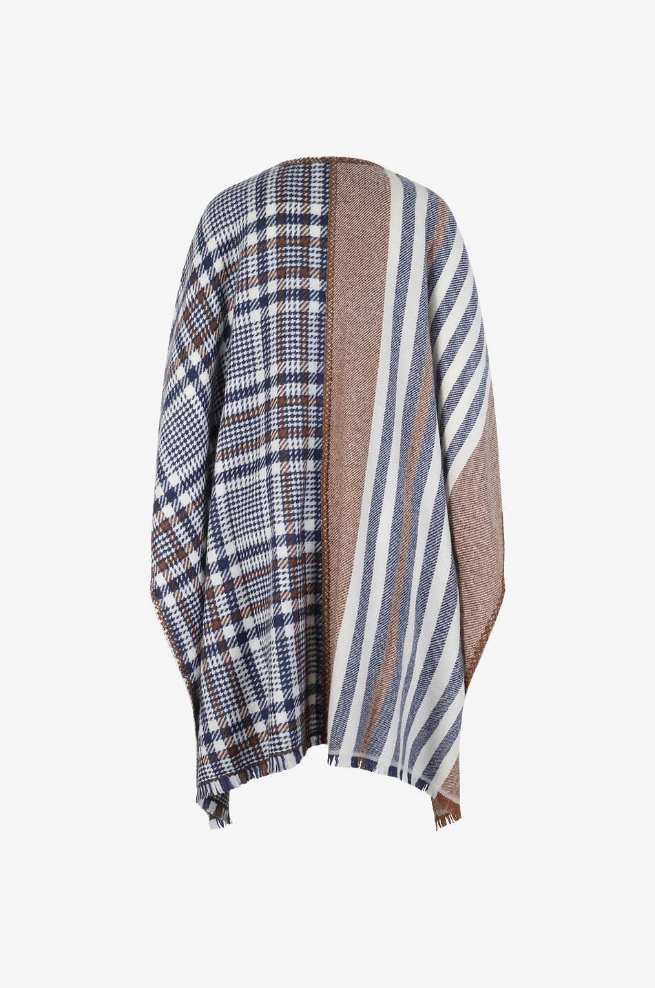 HEMISPHERE Mix woven patchwork design cape Women MULTI COLOURED 2