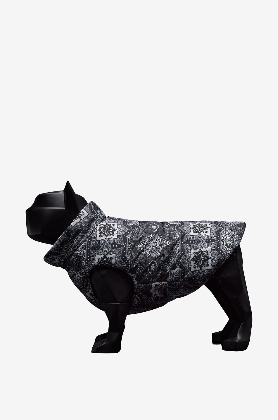 Hunde-Steppweste mit Print Bandana