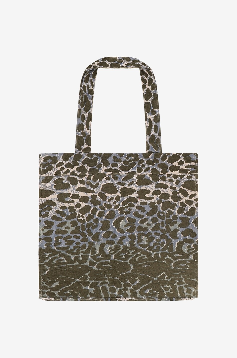 HEMISPHERE Herringbone cotton tote bag Women KHAKI 1