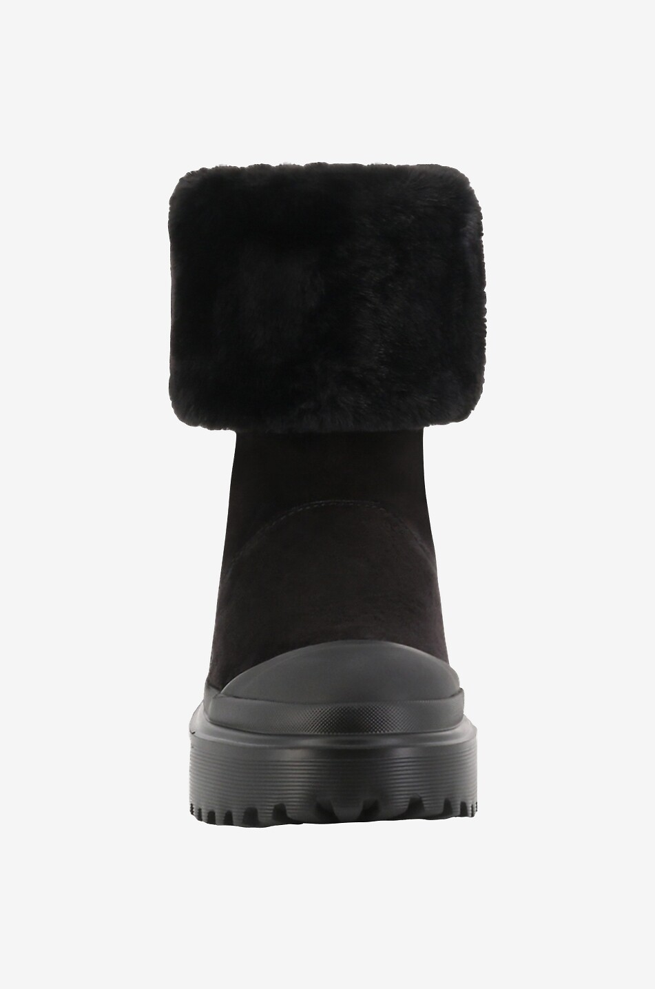HOGAN Warme Stiefeletten mit Plüschfutter H619 Damen SCHWARZ 2