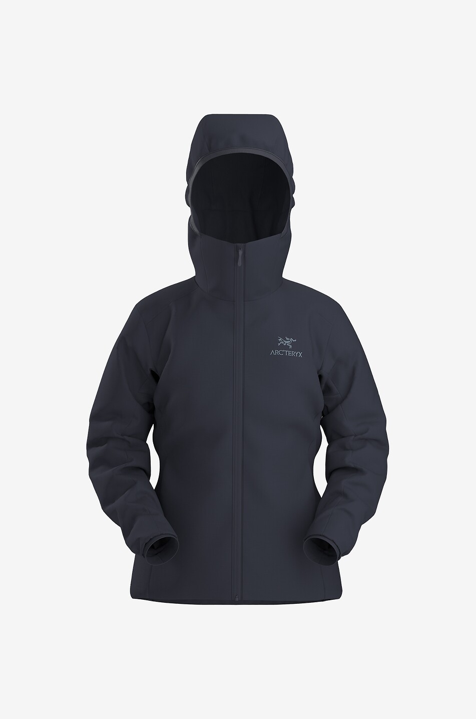 ARC'TERYX Veste à capuche déperlante et isolante Atom Hoody Femme BLEU FONCE 1