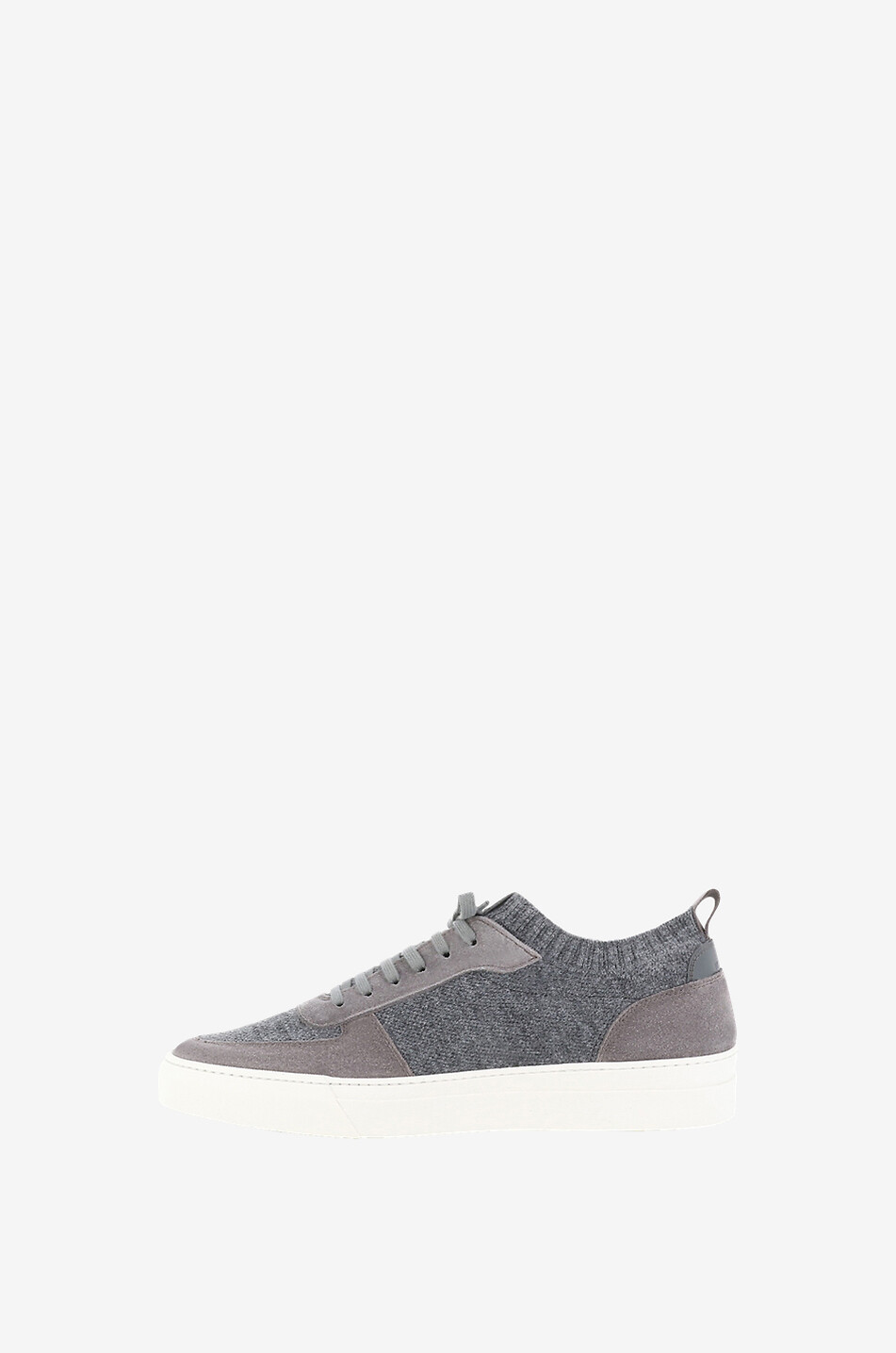 BARRETT Niedrige Schnürsneakers aus Wildleder Herren MITTELGRAU 3