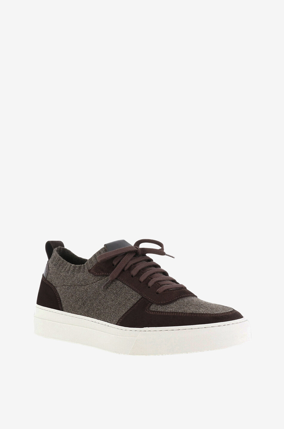 BARRETT Niedrige Schnürsneakers aus Wildleder Herren DUNKELBRAUN 1