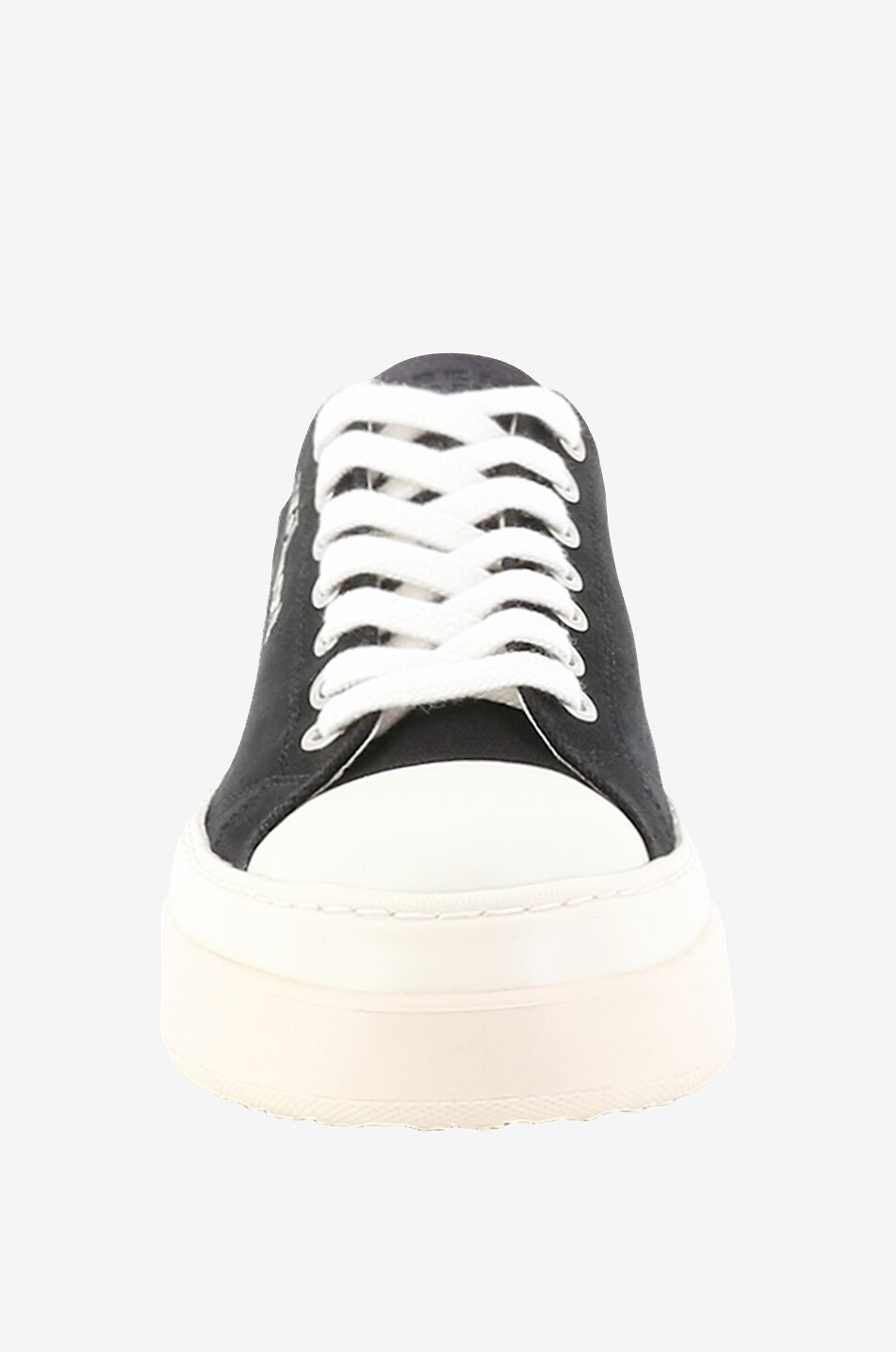 ISABEL MARANT Niedrige Plateau-Sneakers aus Canvas Austen Low Damen SCHWARZ 2