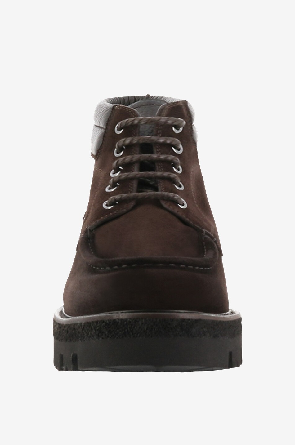 Suede lace-up boots