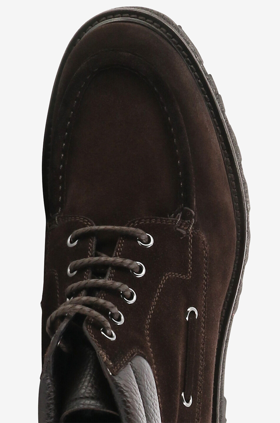 Suede lace-up boots