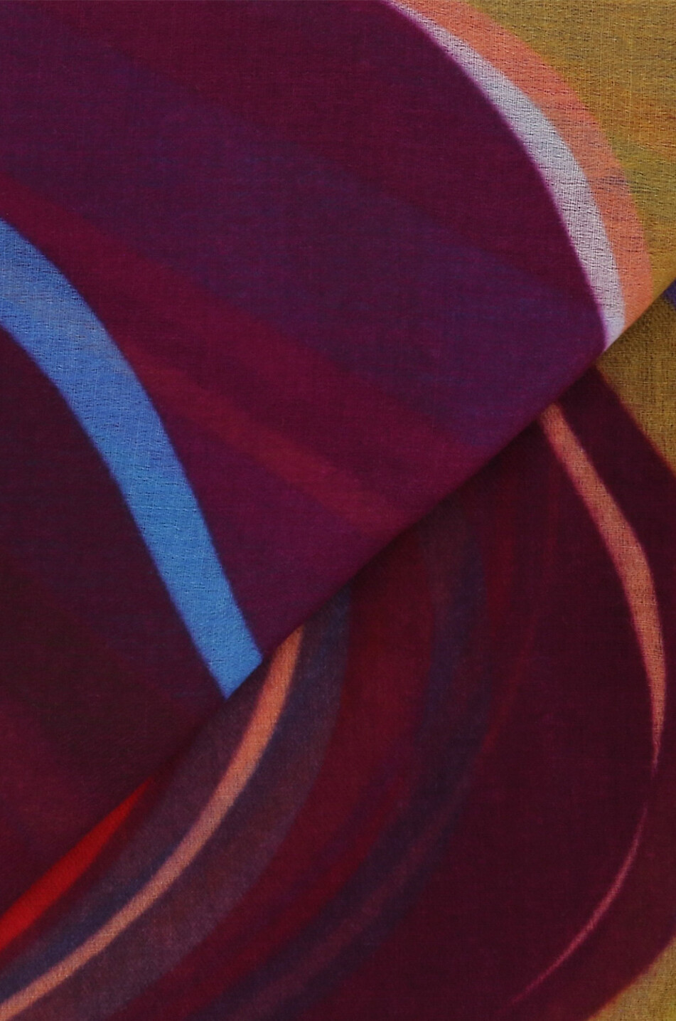 SIMONE BRUNS Rainbow cashmere shawl Women MULTI COLOURED 2