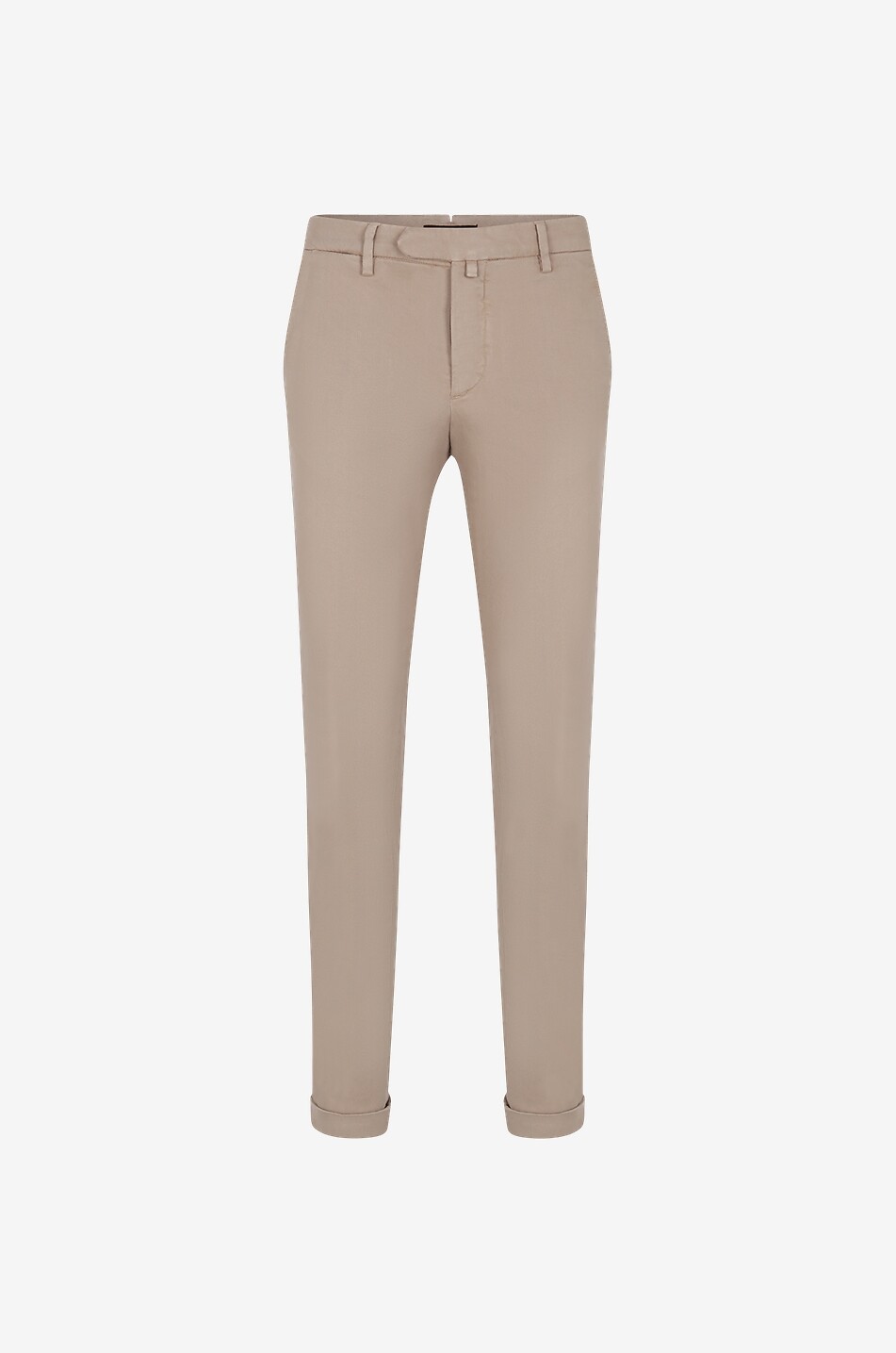 Cotton blend chino trousers