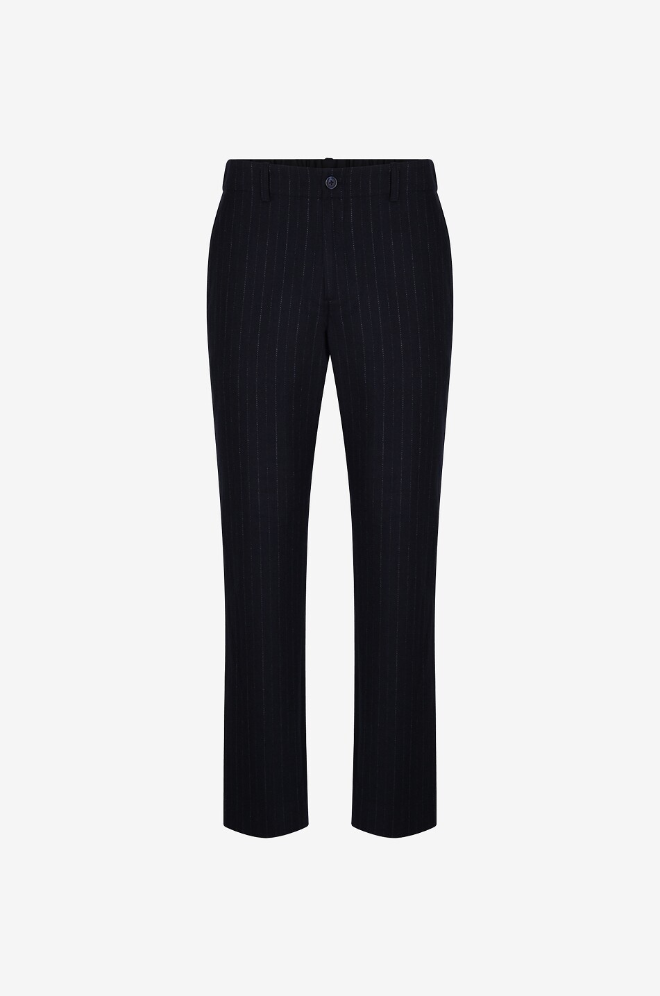 Virgin wool slim fit trousers