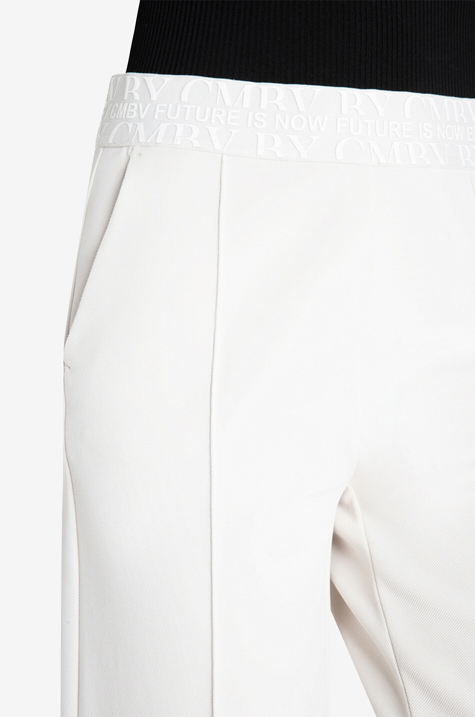 CAMBIO Cameron cropped wide-leg trousers Women WHITE 4
