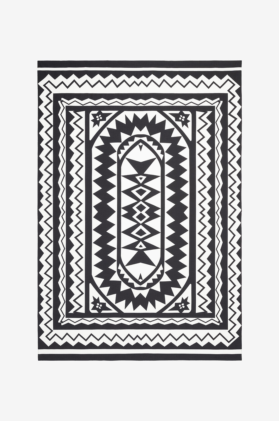 ERES Paréo imprimé Ikat Magique Femme NOIR 1