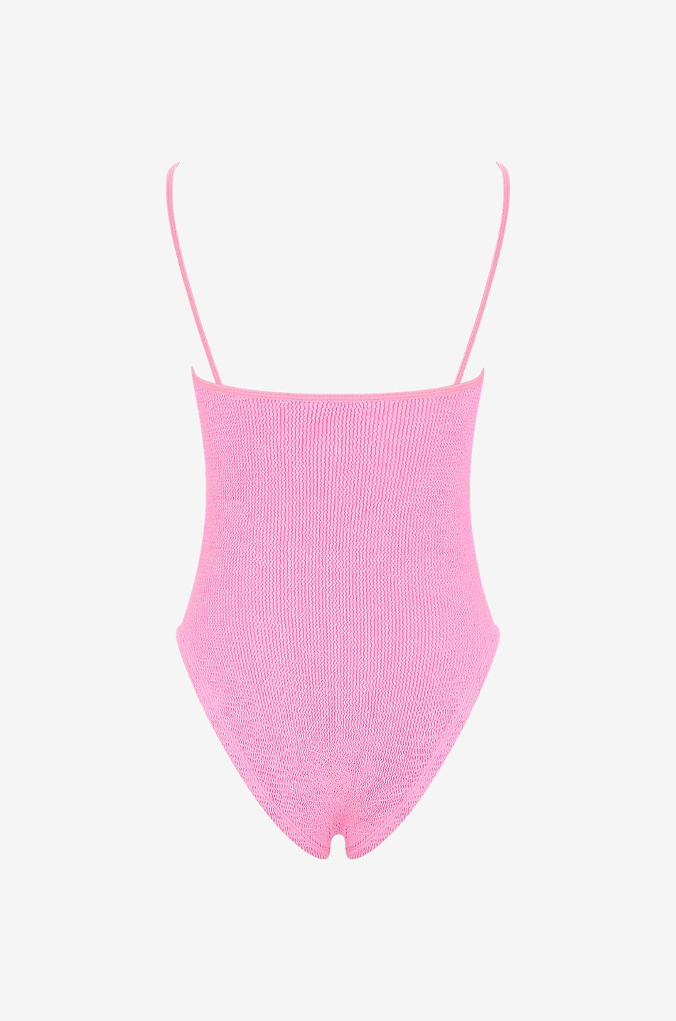 HUNZA G Pamela swimsuit with thin straps Women LIGHT PINK 2