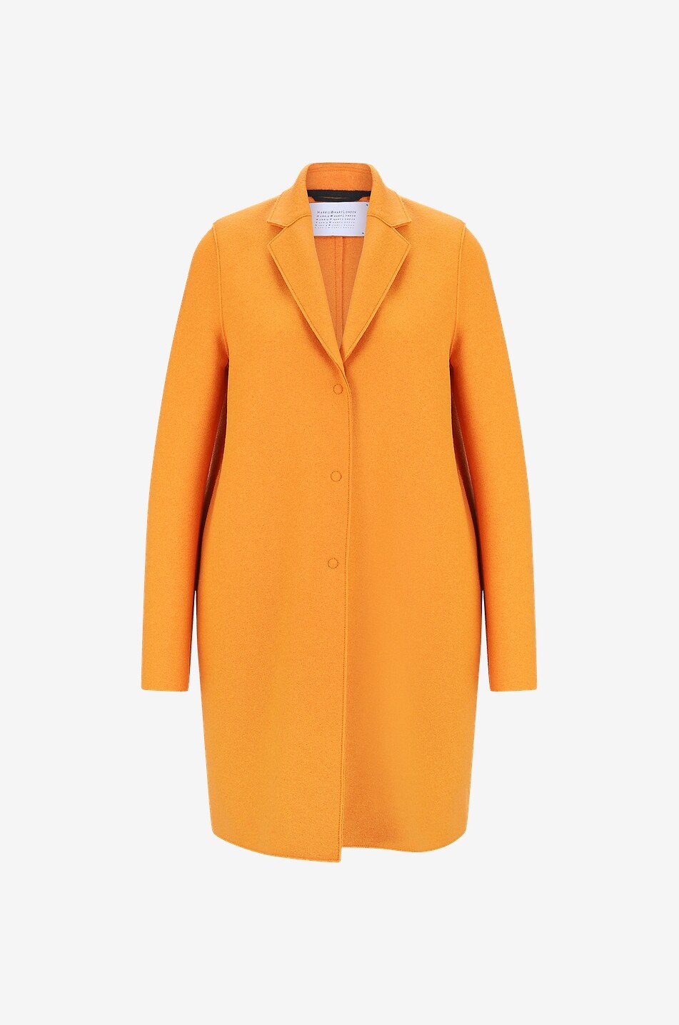 Manteau mi-long en laine vierge