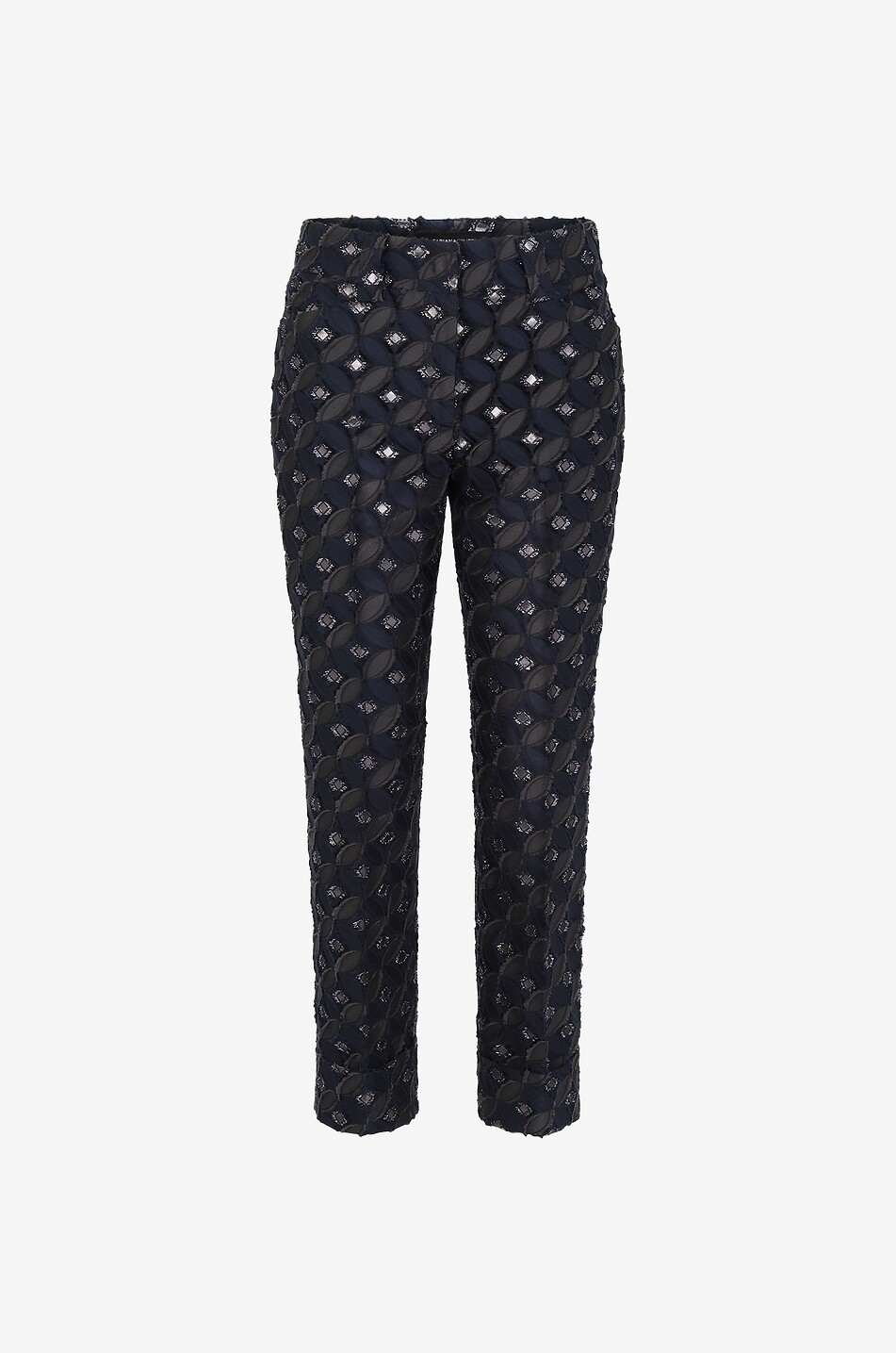 FABIANA FILIPPI Fil Coupé patterned cigarette trousers Women MULTI COLOURED 1