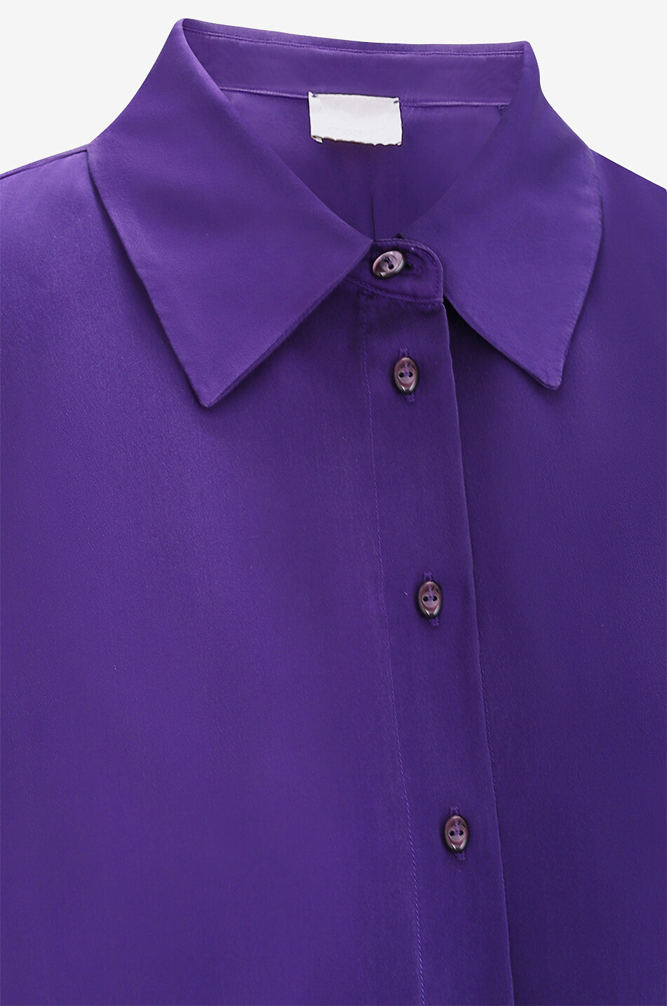 MOMONI Arles silk long-sleeved shirt Women PURPLE 3
