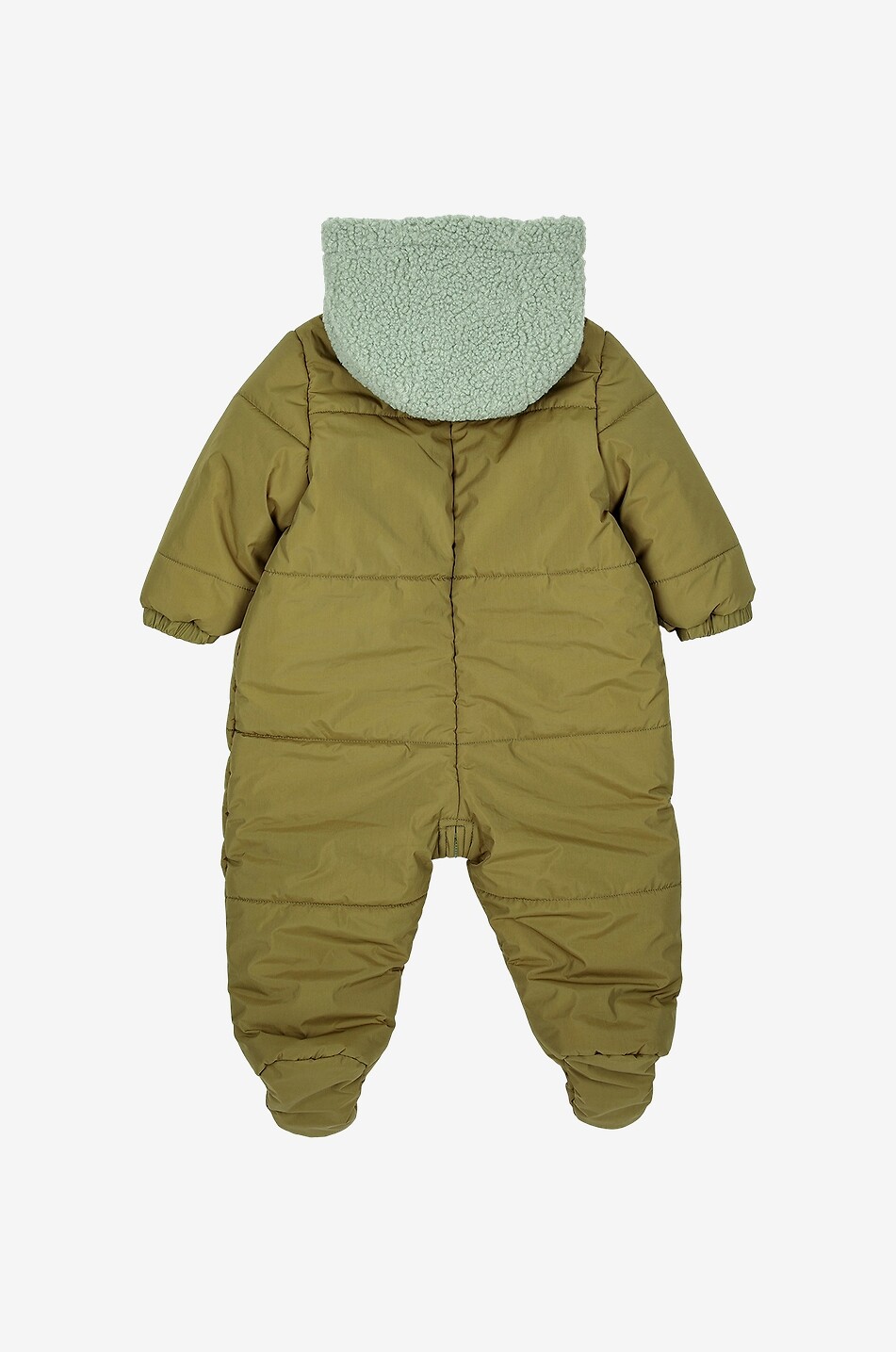 BOBO CHOSES Baby-Materialmix-Schneeanzug Color Block Baby MITTELGRÜN 2