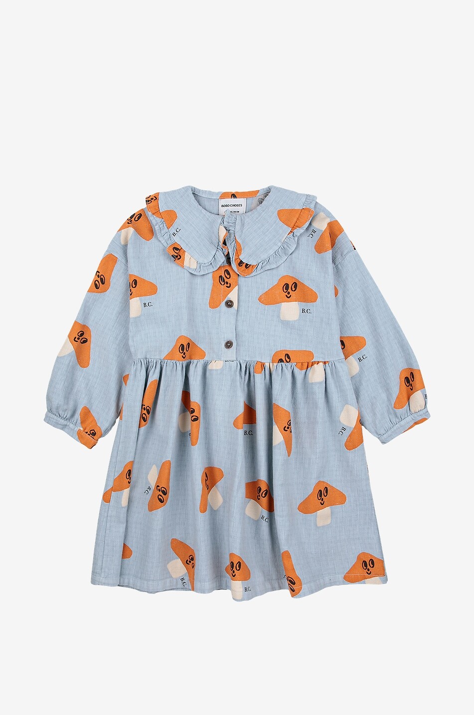 Mädchen-Gaze-Kleid Mr. Muschroom