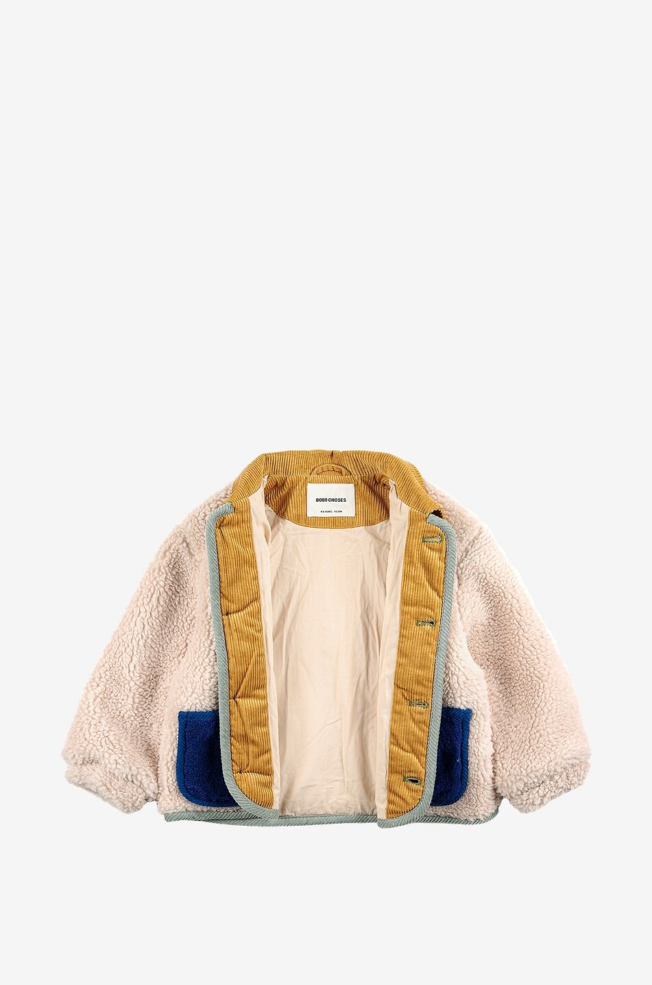 Jungen-Plüsch-Hemdjacke Color Block