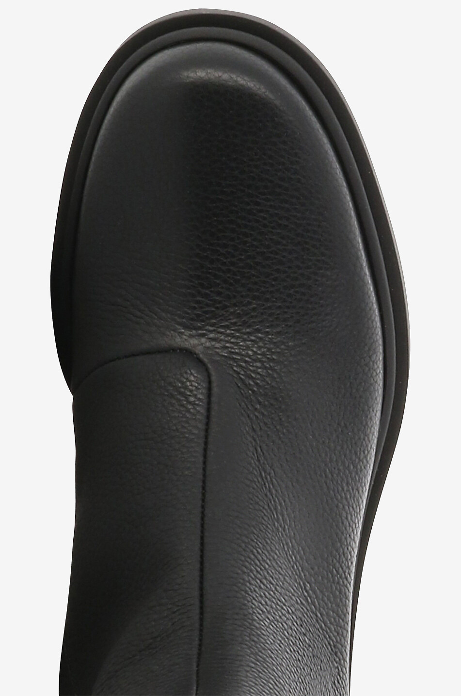 BONGÉNIE Bottines à plateau en cuir grainé Chloé 45 Femme NOIR 5