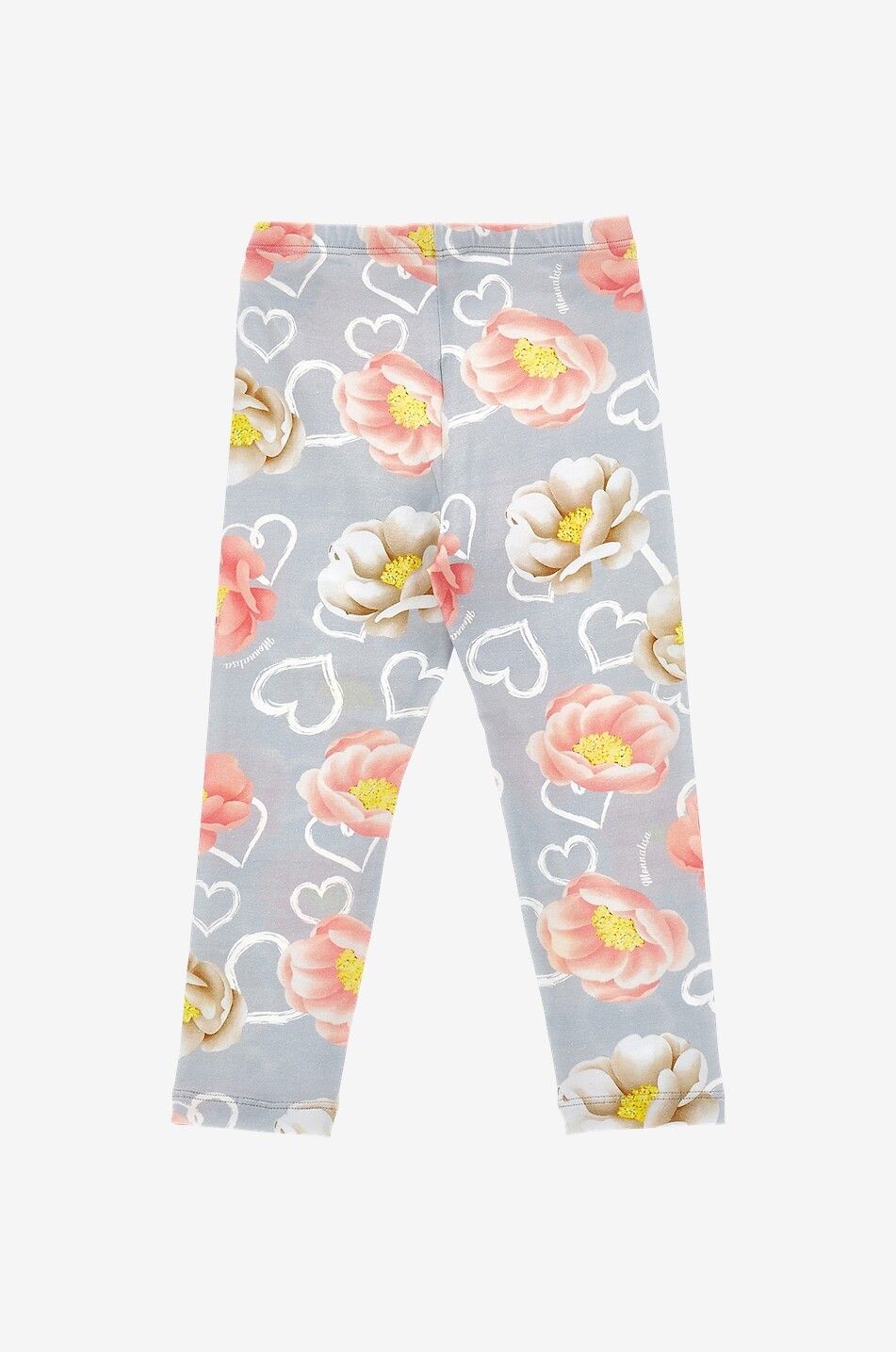 Legging fille en jersey imprimé Anémones