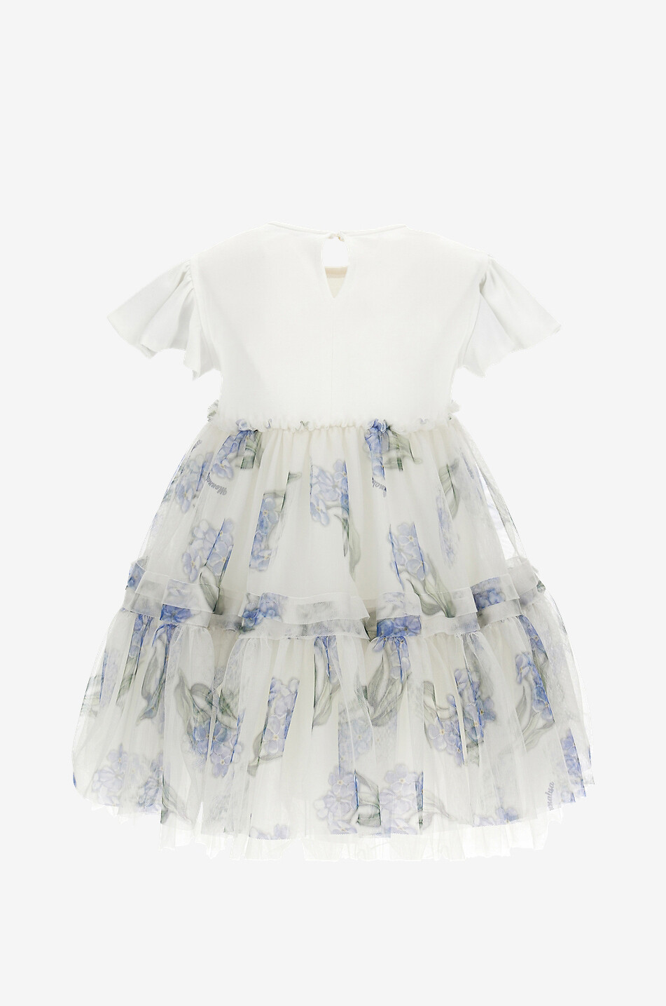 Mädchen-Jersey- und Tüllkleid Ballerina Fiori