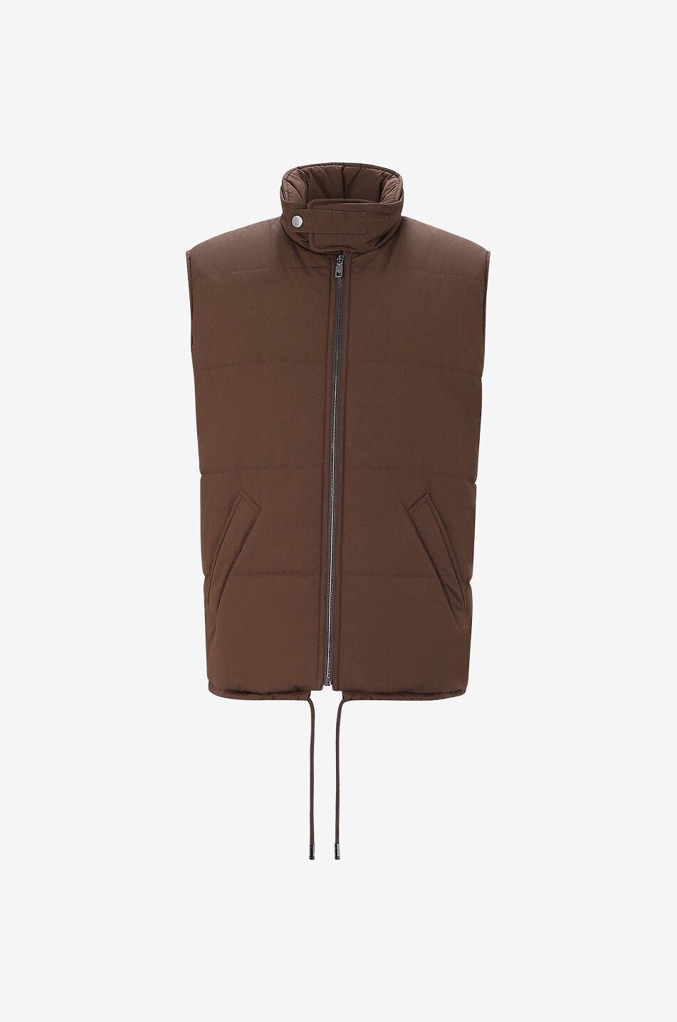 Wattierte Steppweste aus Segeltuch Re-Edition F/W1995