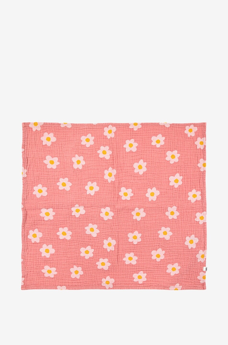 BOBO CHOSES Baby-Gaze-Tuch Flowers All Over Baby ROSA 1