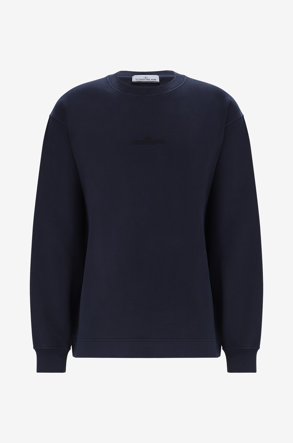 Sweat-shirt à col rond brodé Compass 65477