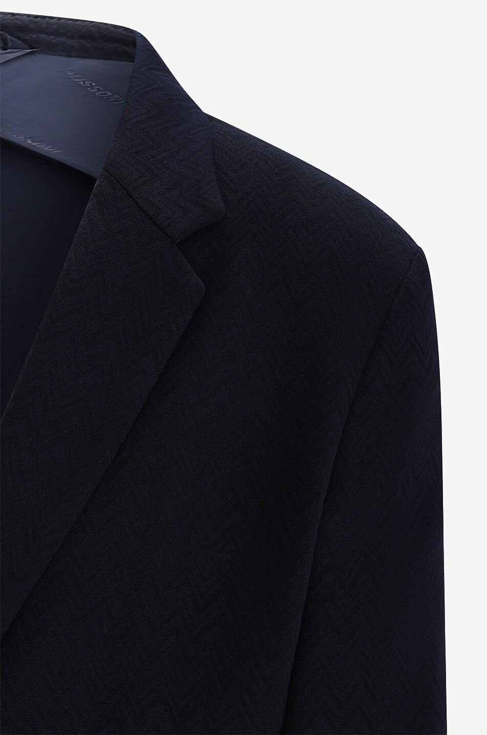 Single-breasted jersey jacquard blazer