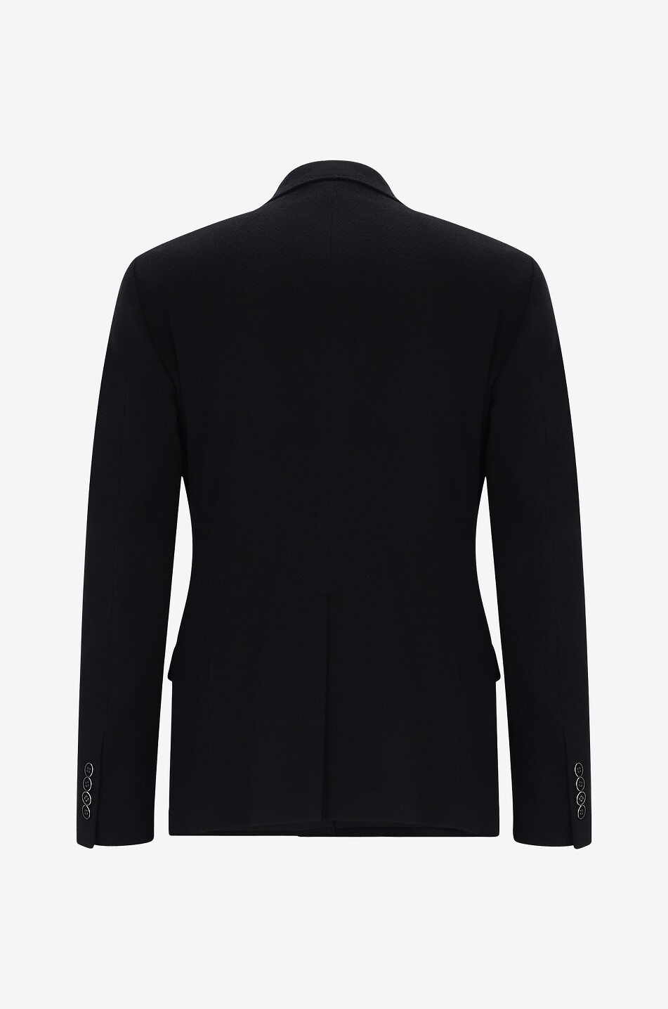 DOLCE & GABBANA Blazer aus Wolle und Kaschmir mit DG-Patch Herren SCHWARZ 2