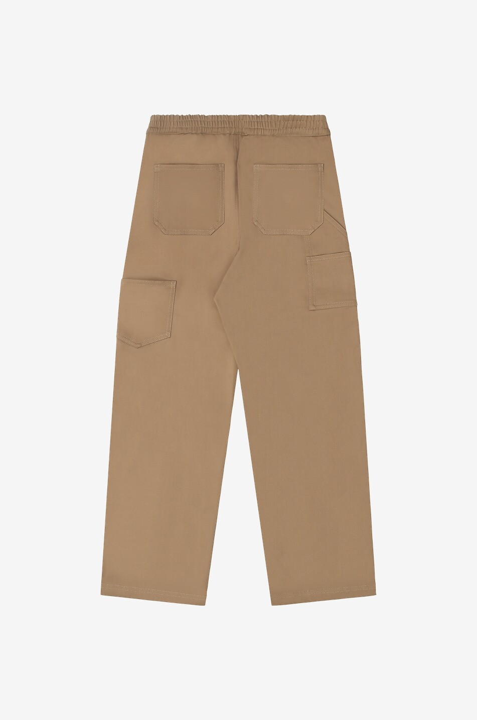 Jungen-Cargohose aus Gabardine Camou Logo