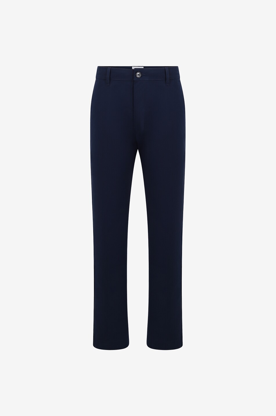 Pantalon chino droit raccourci en coton