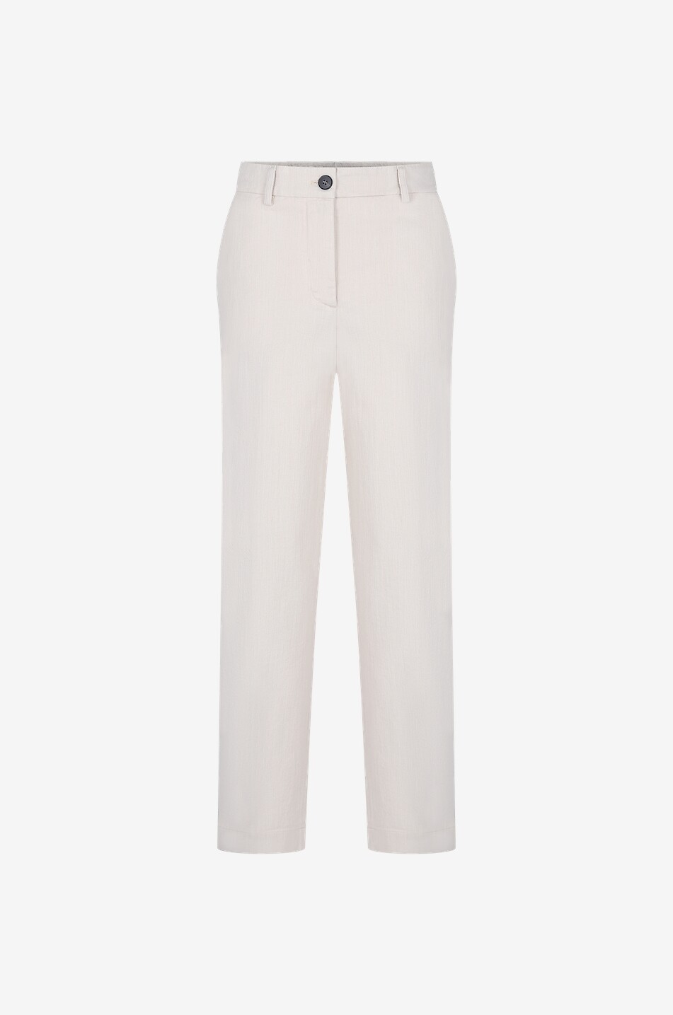SLOWEAR Pantalon droit en coton Dasha Femme Beige clair 1