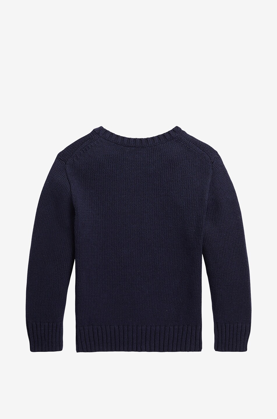 Pull jacquard garçon en coton Polo Bear