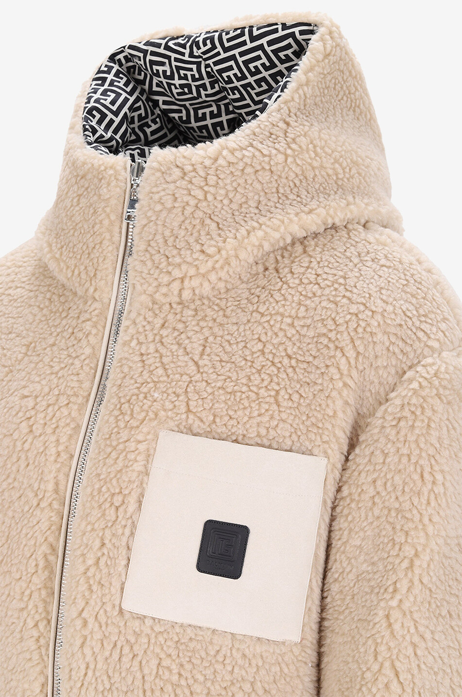 Wendbare Daunenjacke mit Monogrammen