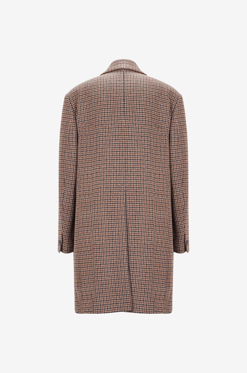 Dreiviertelmantel mit Hahnentrittmotiv Baron