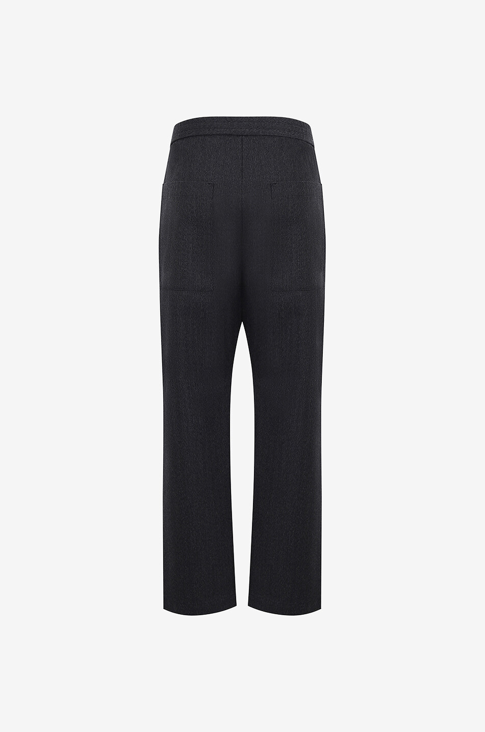 BARENA VENEZIA Pantalon droit coupe jogger à chevrons Bativoga Position Homme GRIS FONCÉ 2